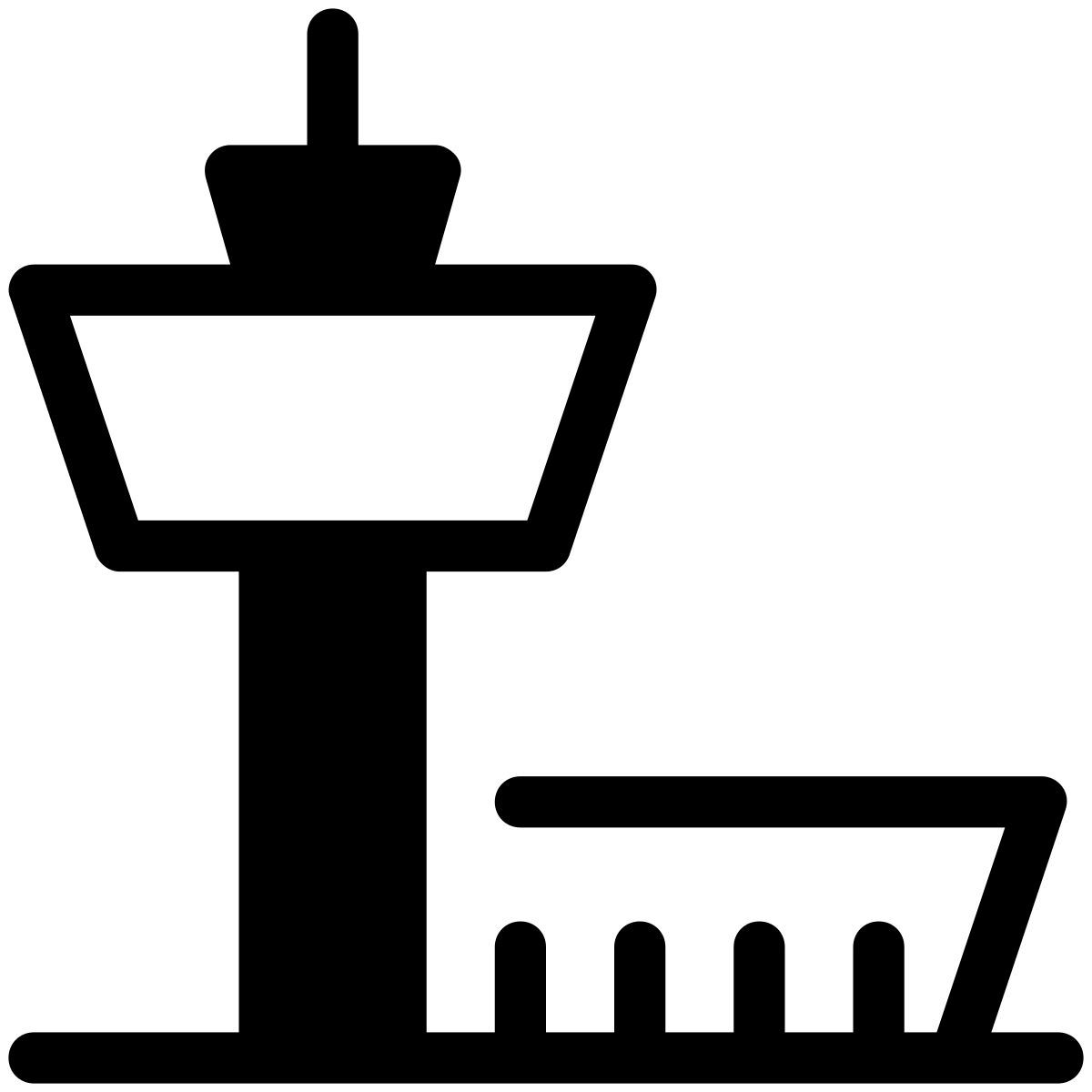 pastel glyph style aeroporto icon