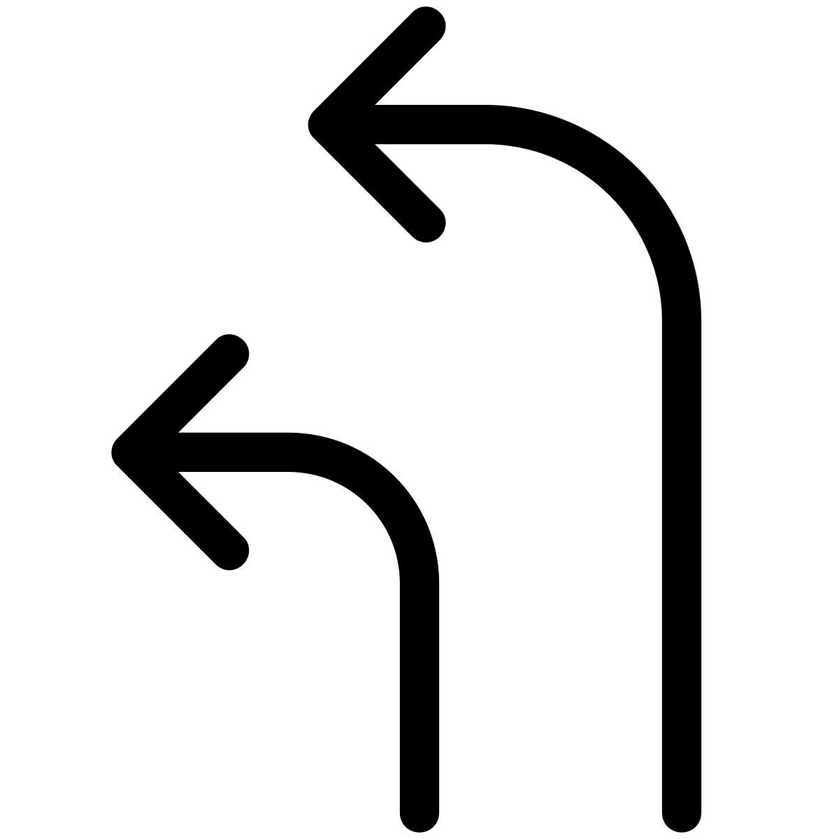 pastel glyph style flechas girar derecha icon