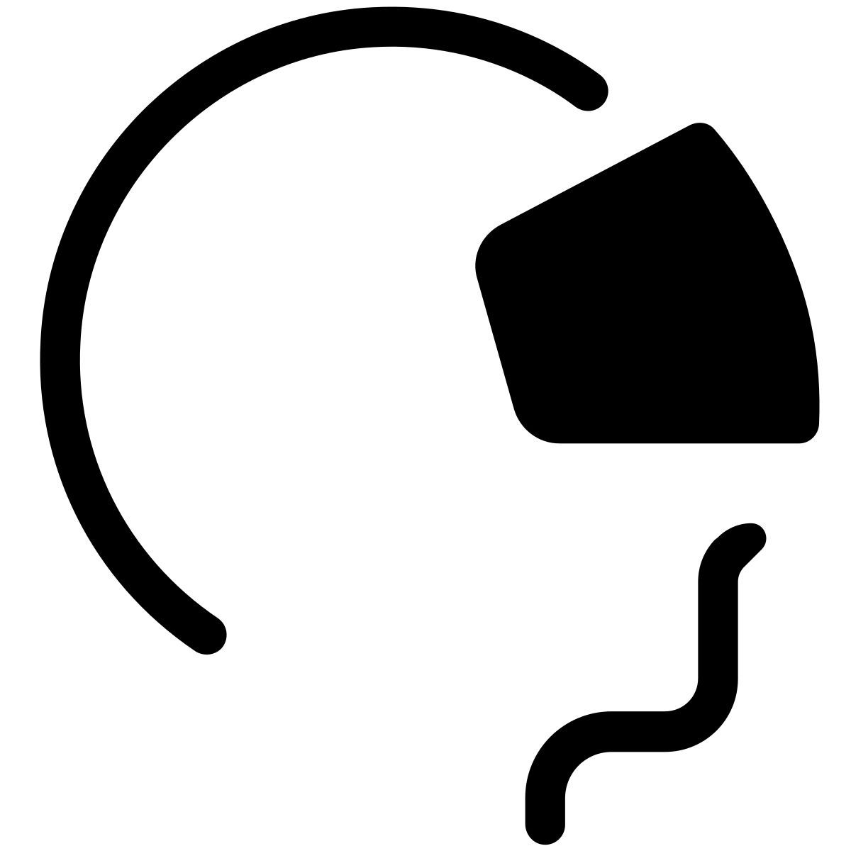 pastel glyph style realidad virtual icon