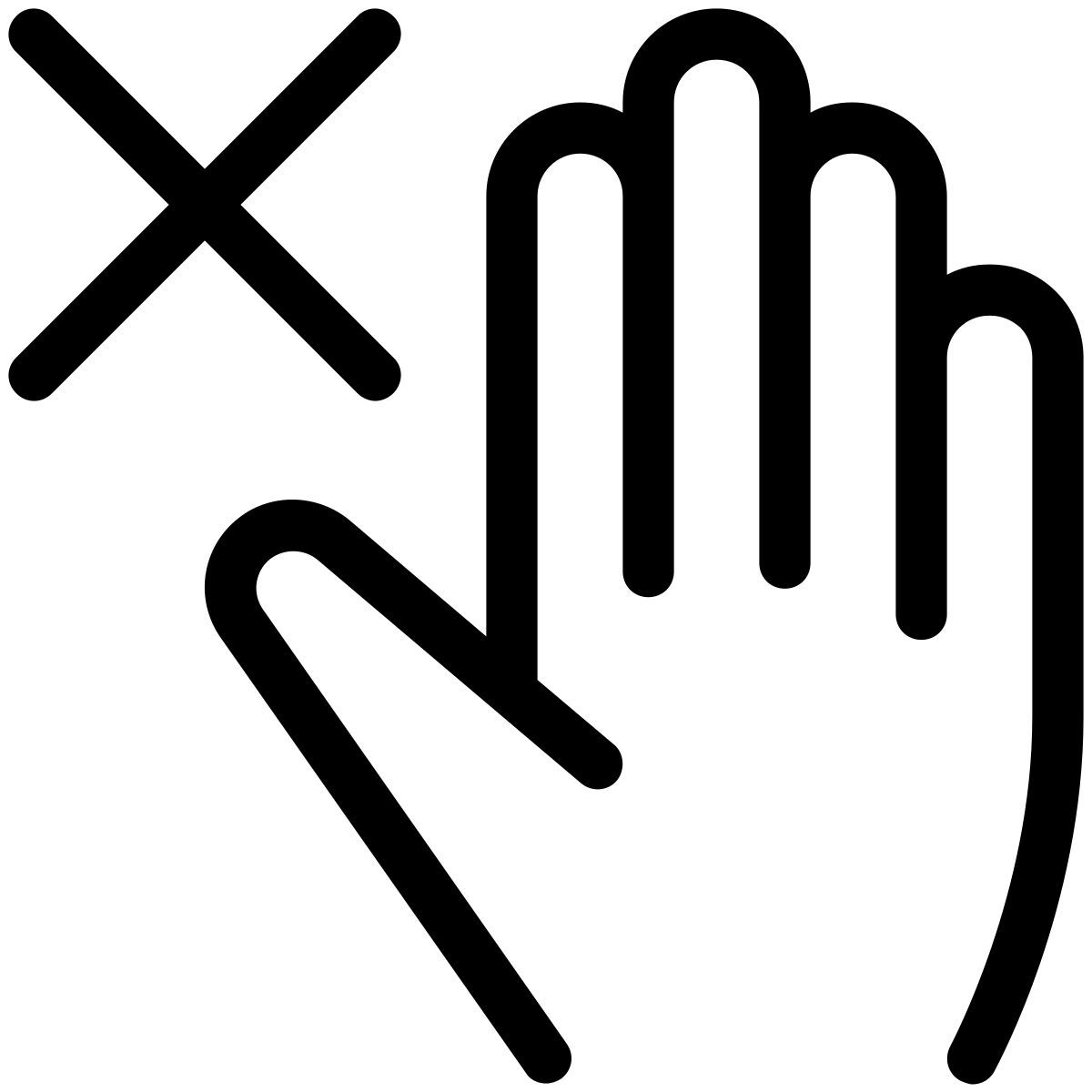 pastel glyph style evitare di toccare icon