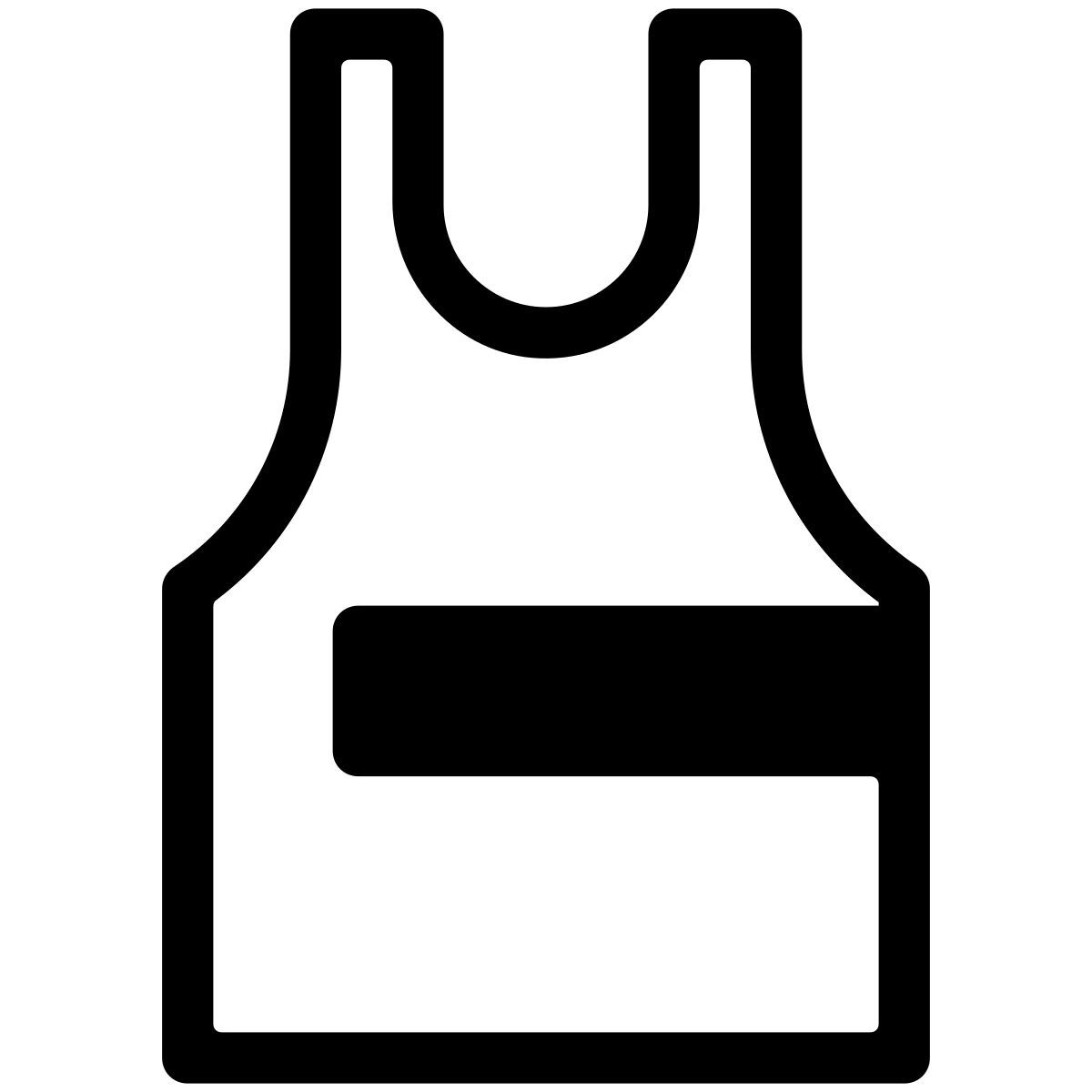 pastel glyph style jersey icon