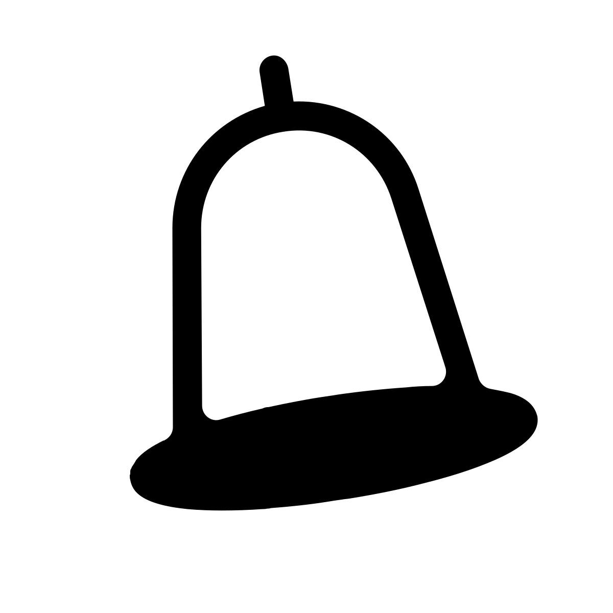 pastel glyph style 钟 icon