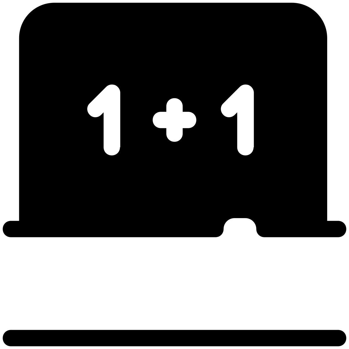 pastel glyph style 黑板 icon