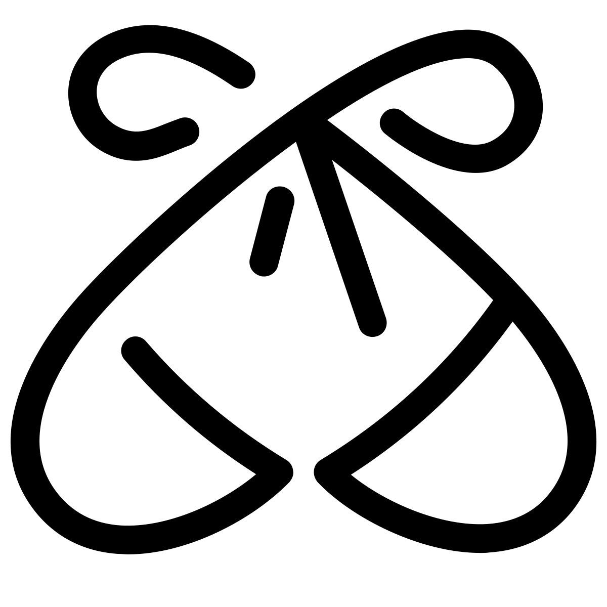 pastel glyph style bh icon