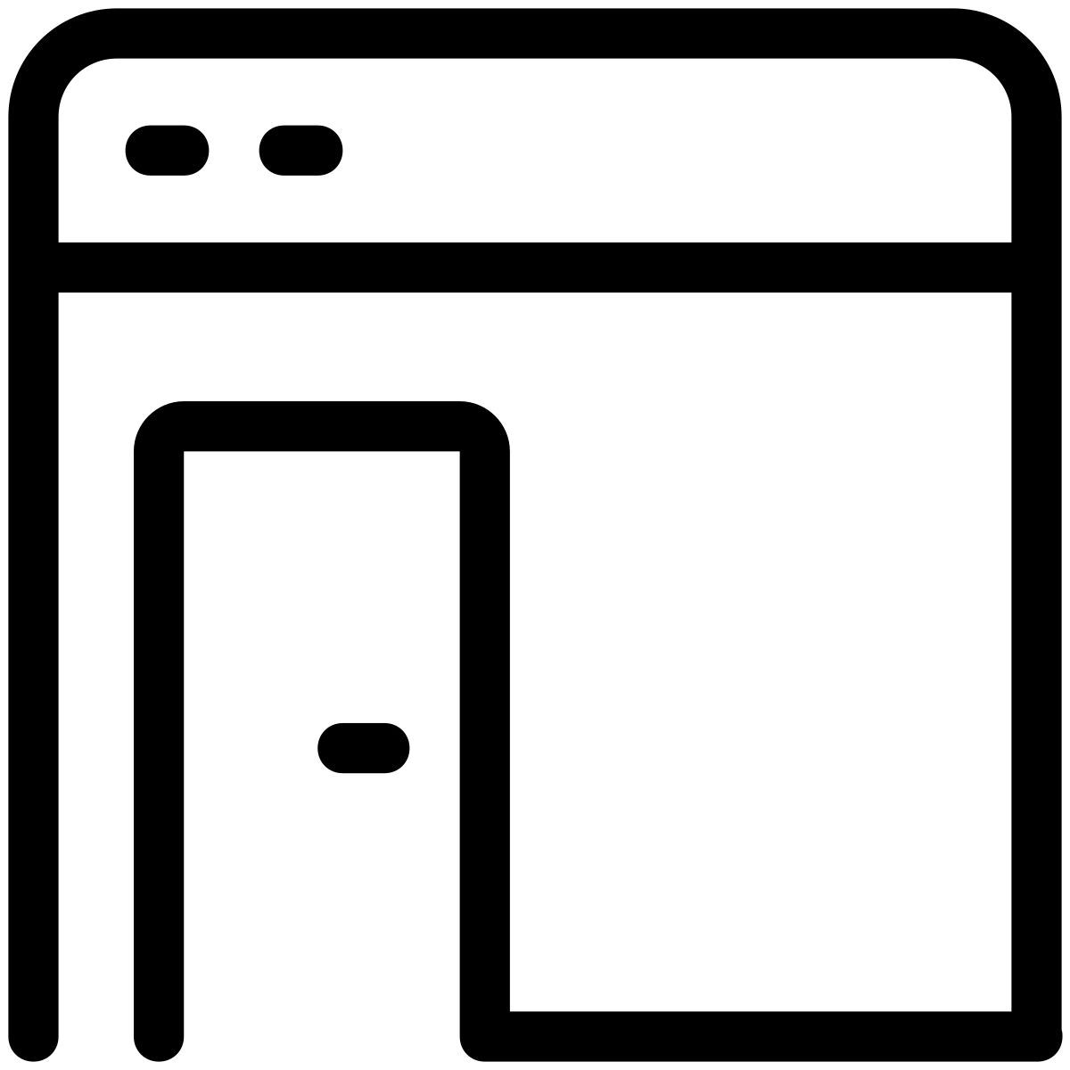 pastel glyph style browser homepage icon