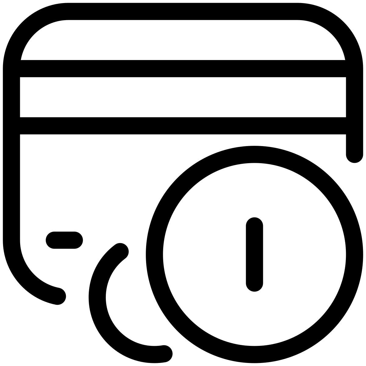 pastel glyph style carta in uso icon