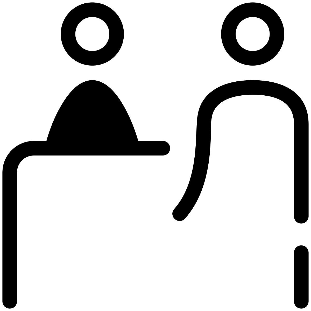 pastel glyph style mostrador de facturación icon