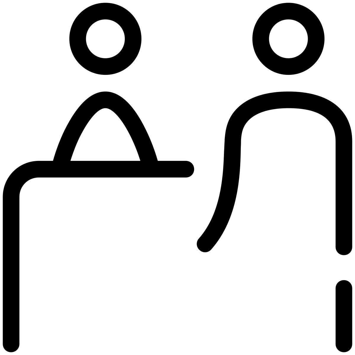 pastel glyph style 데스크에서 확인 icon