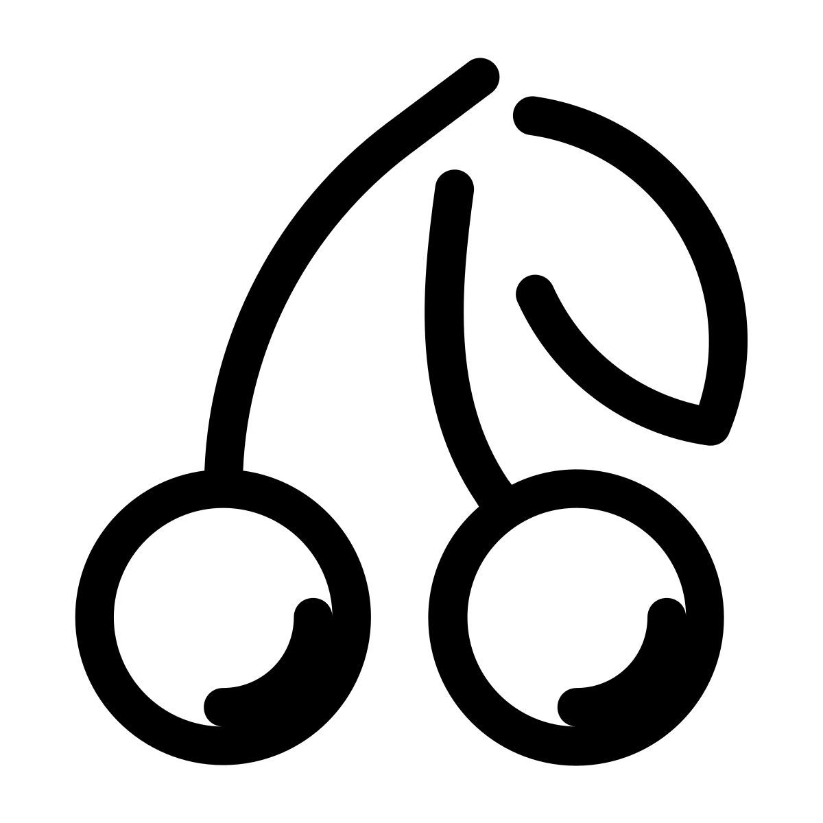 pastel glyph style cereza icon