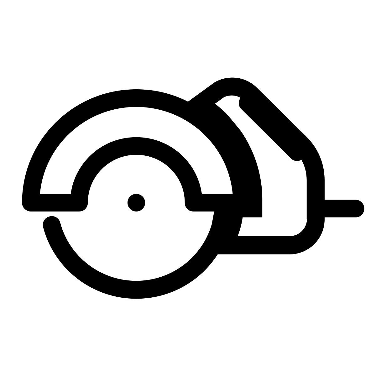 pastel glyph style sierra circular icon