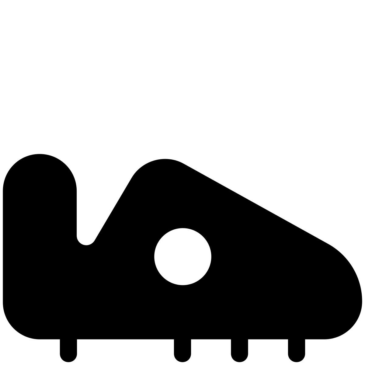 pastel glyph style stollen icon