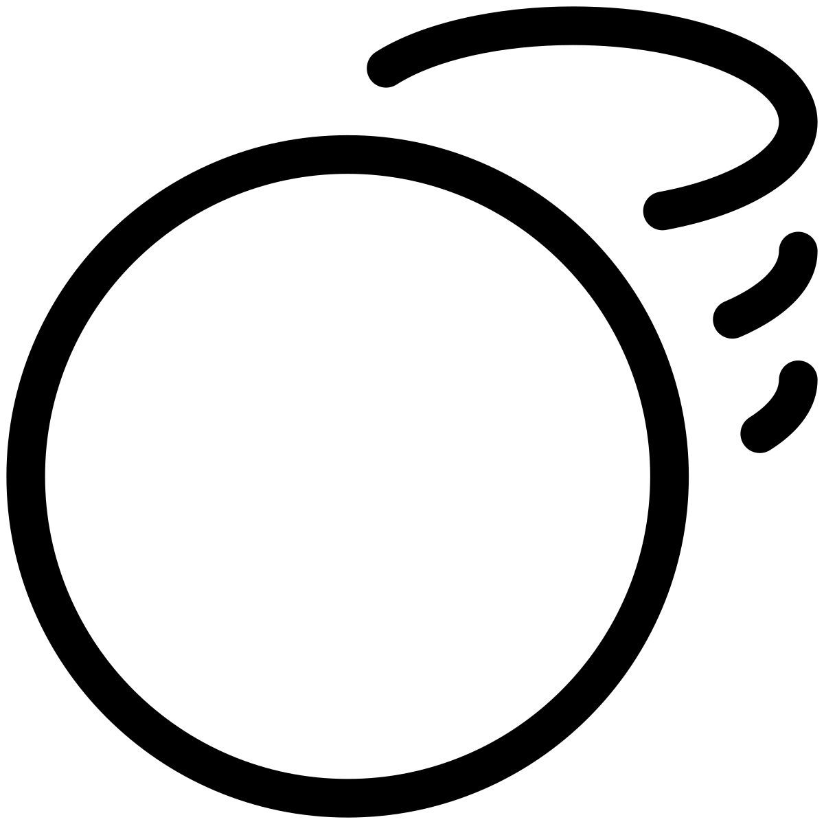 pastel glyph style münzen icon