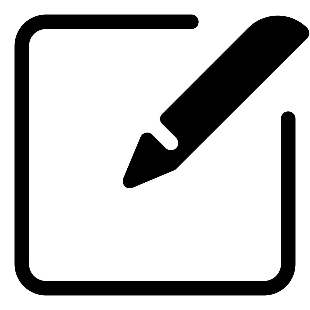 pastel glyph style edit icon