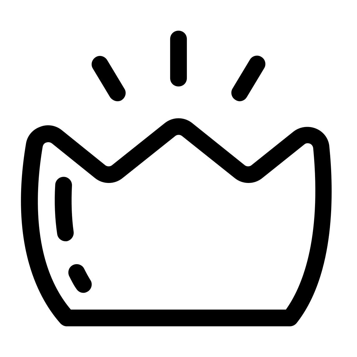 pastel glyph style corona icon