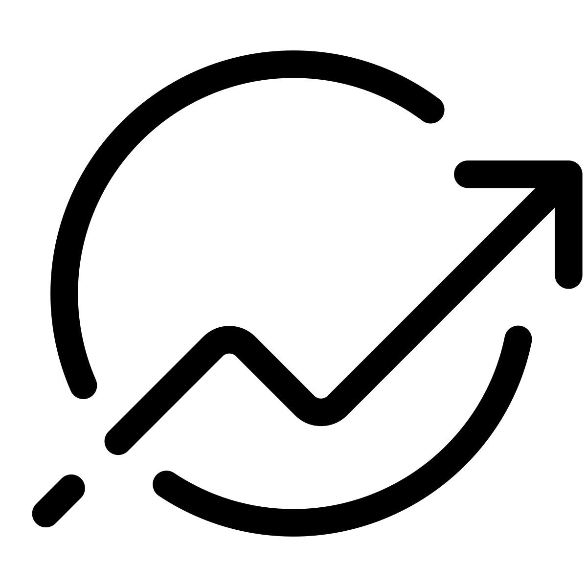 pastel glyph style 통화 성장 icon