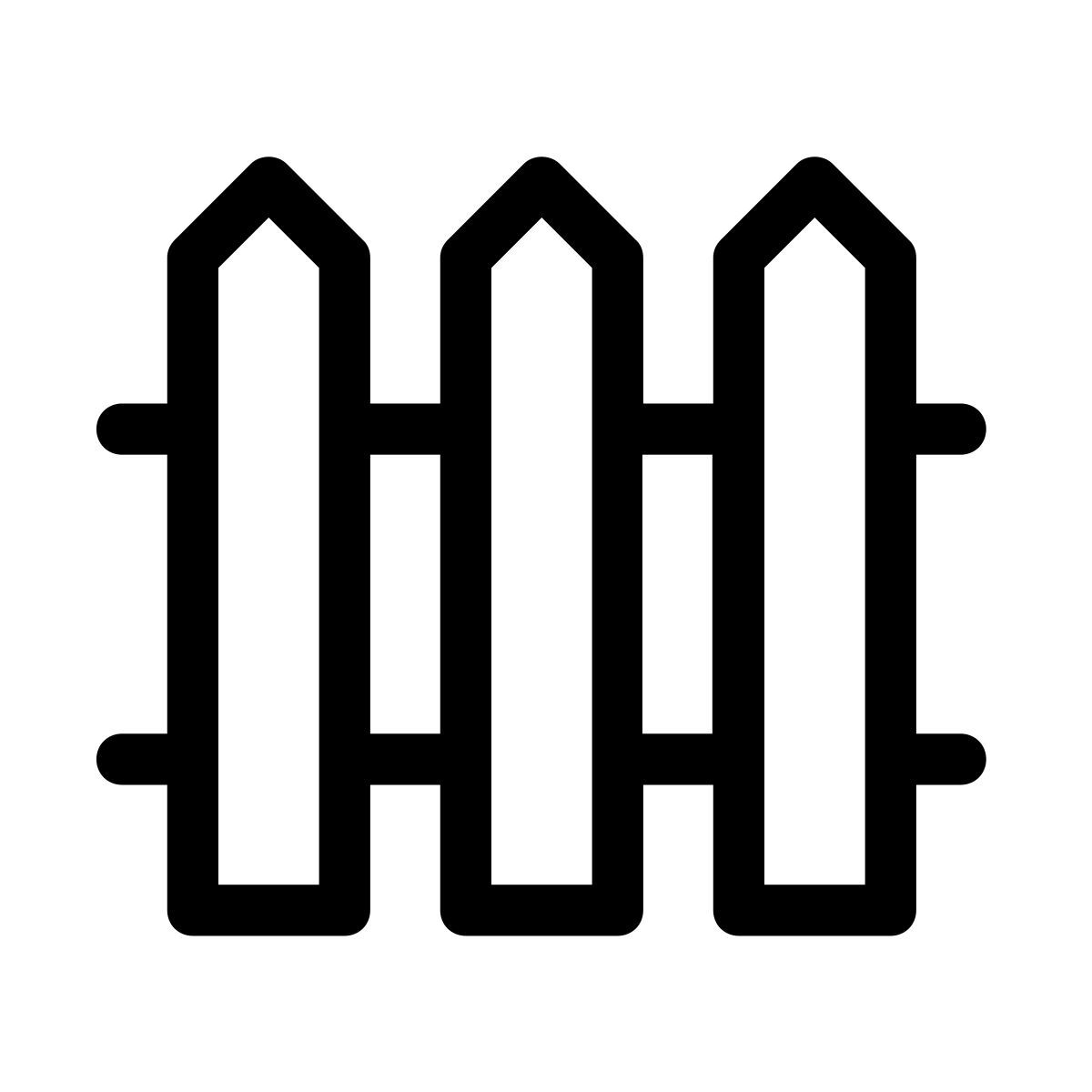 pastel glyph style 防守木墙 icon