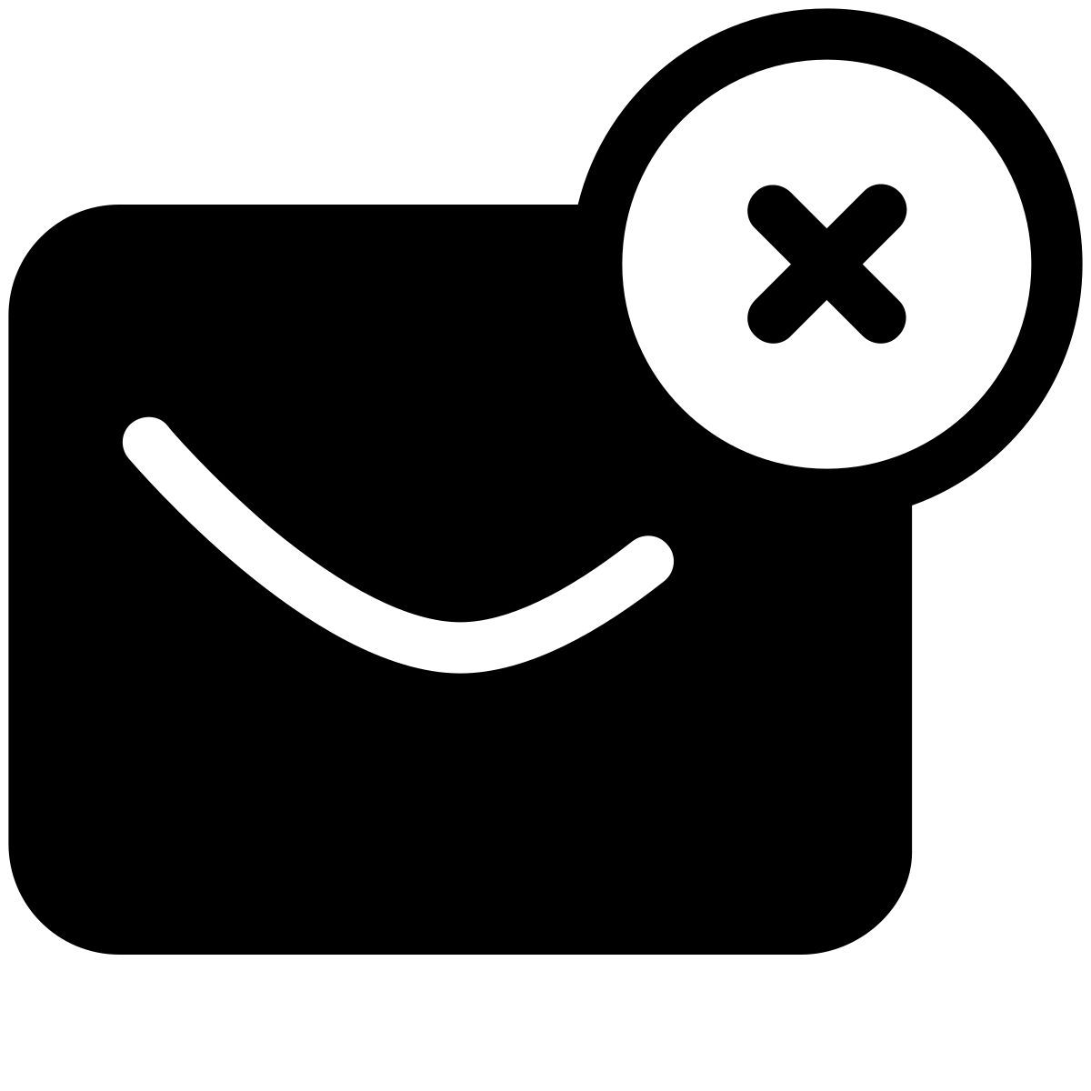 pastel glyph style 删除的消息 icon