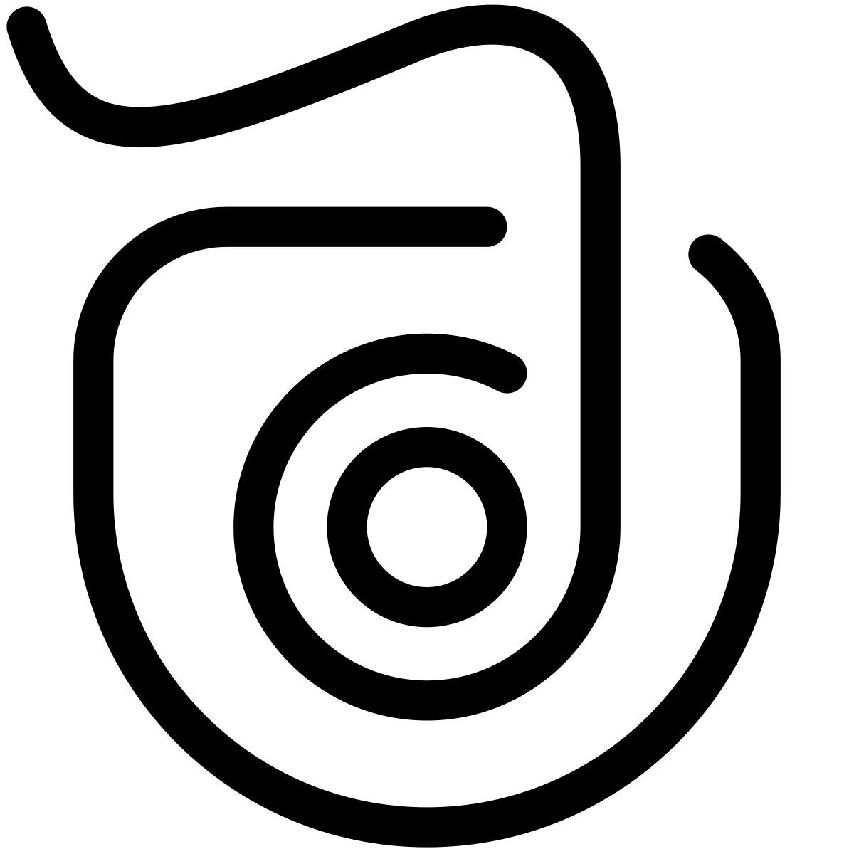 pastel glyph style hilo dental icon