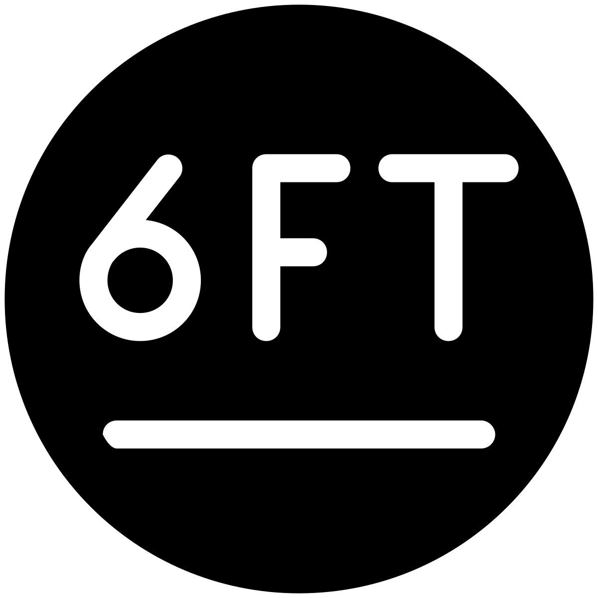 pastel glyph style distance icon