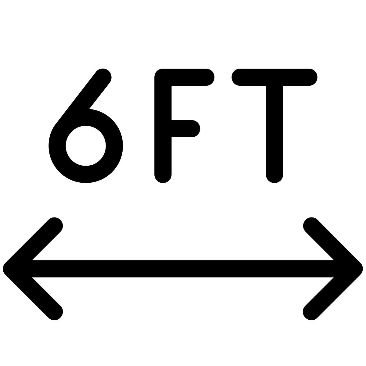 pastel glyph style distance icon