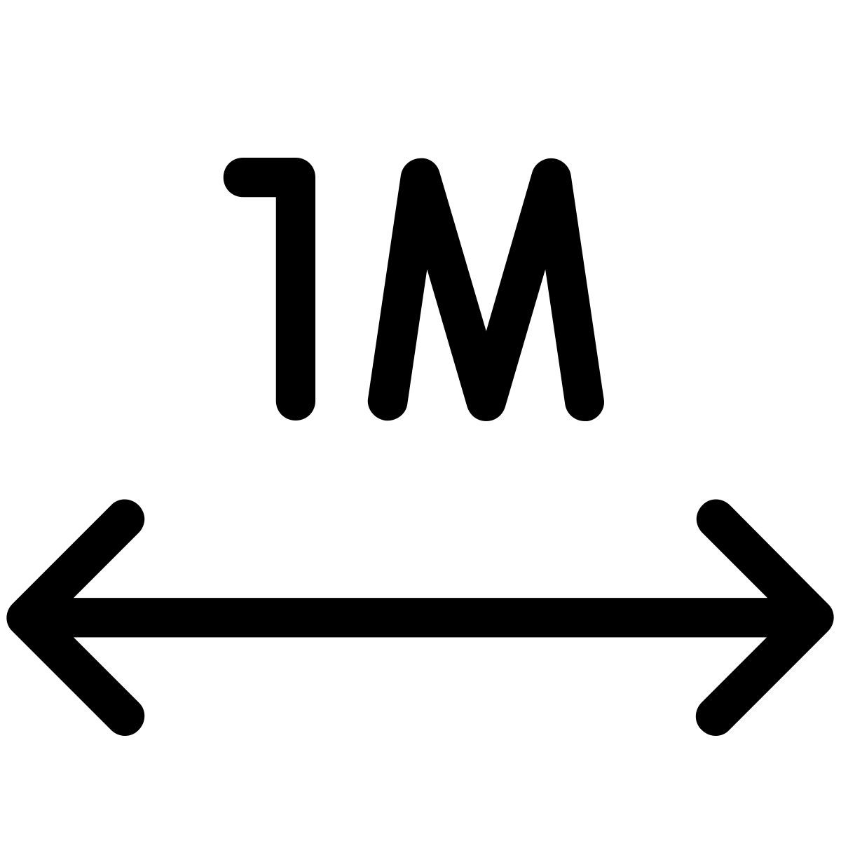 pastel glyph style distance icon