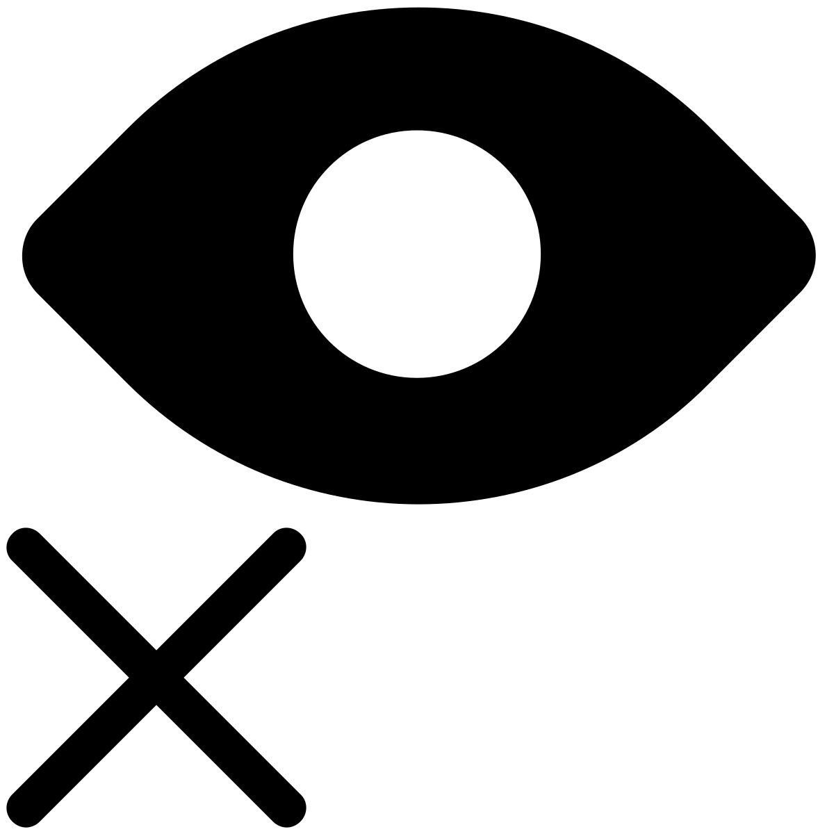 pastel glyph style 눈을 만지지 마세요 icon