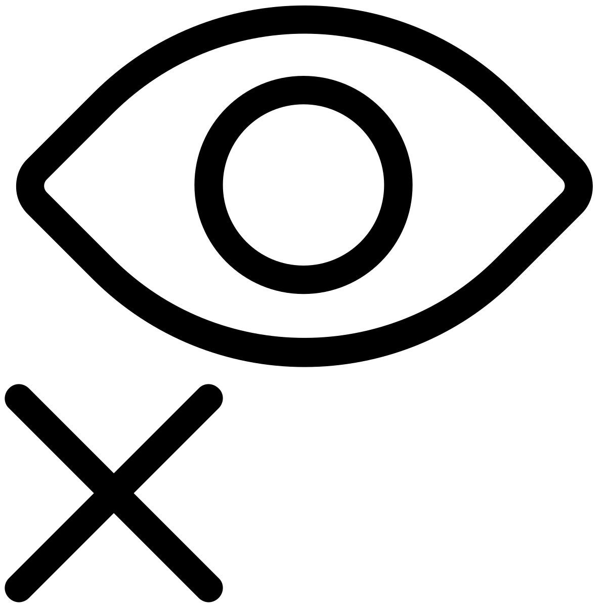 pastel glyph style do not touch eyes icon