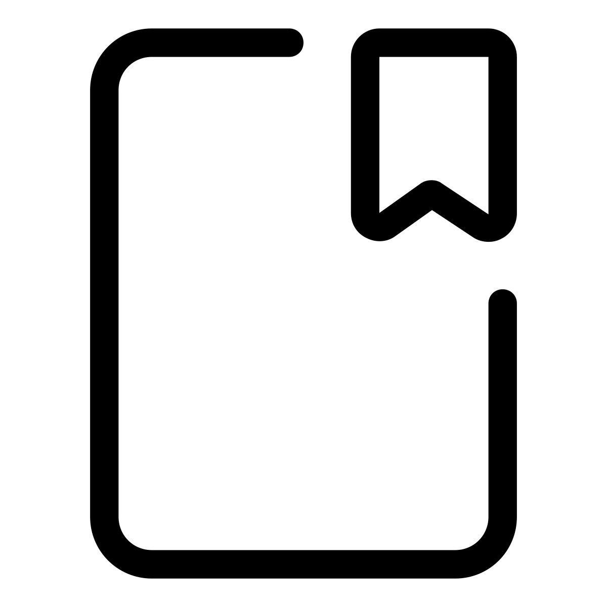 pastel glyph style documento icon