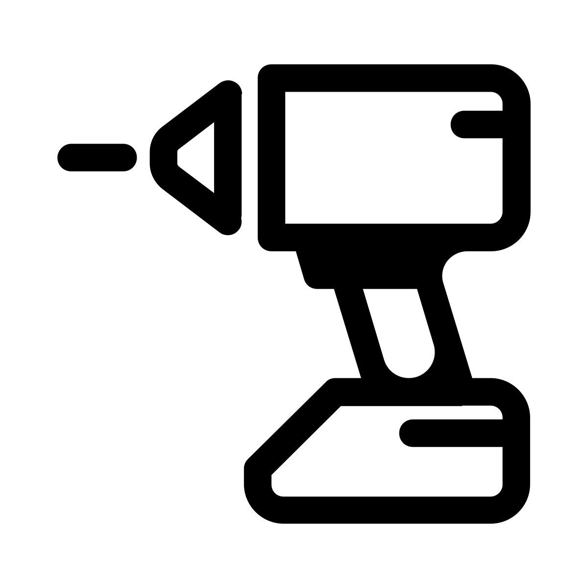 pastel glyph style 钻头 icon