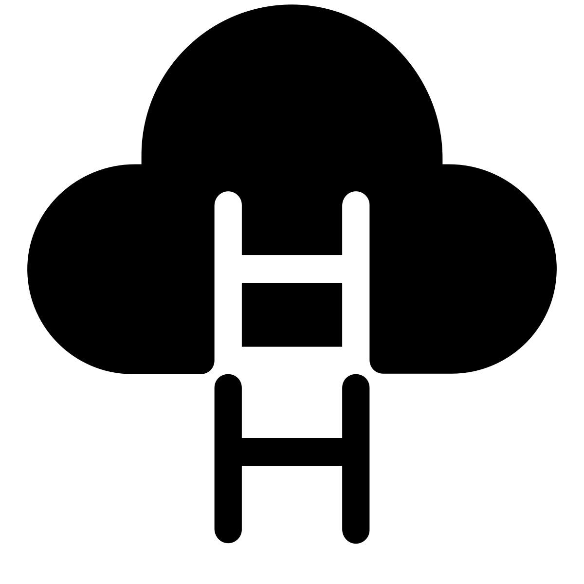 pastel glyph style entrée du paradis icon