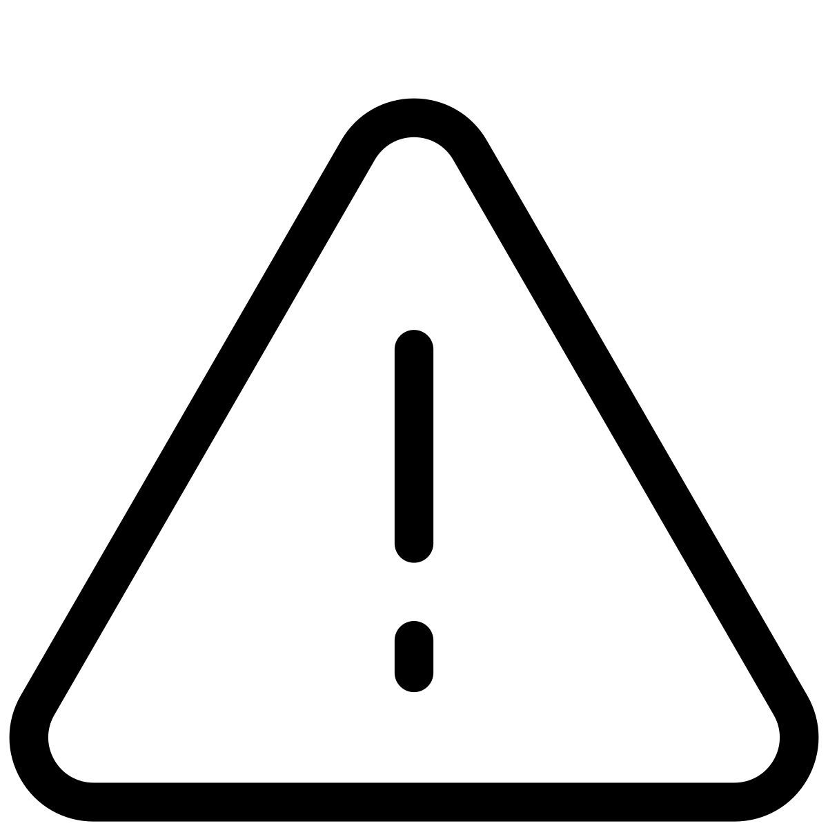 pastel glyph style error icon