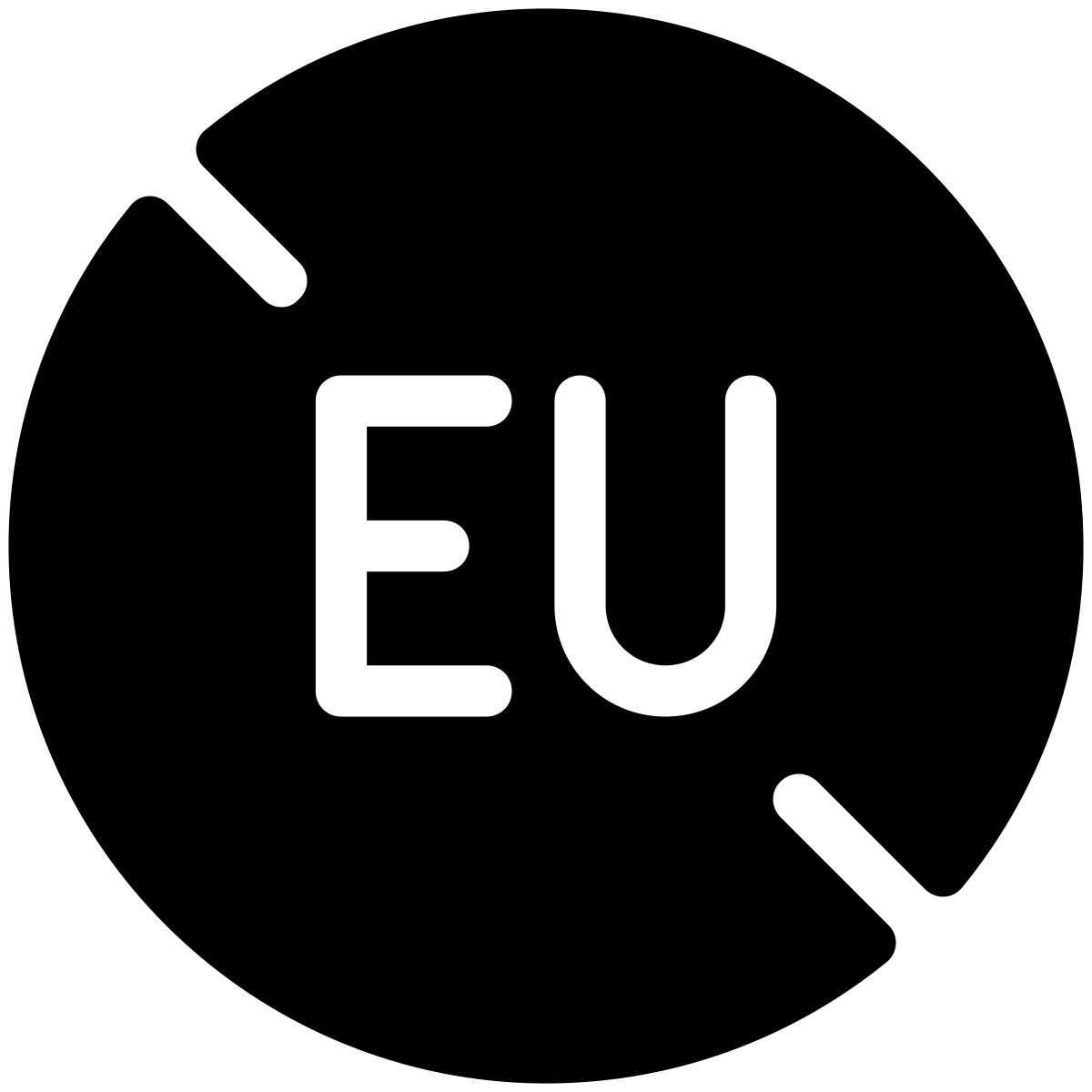 pastel glyph style europa lockdown icon