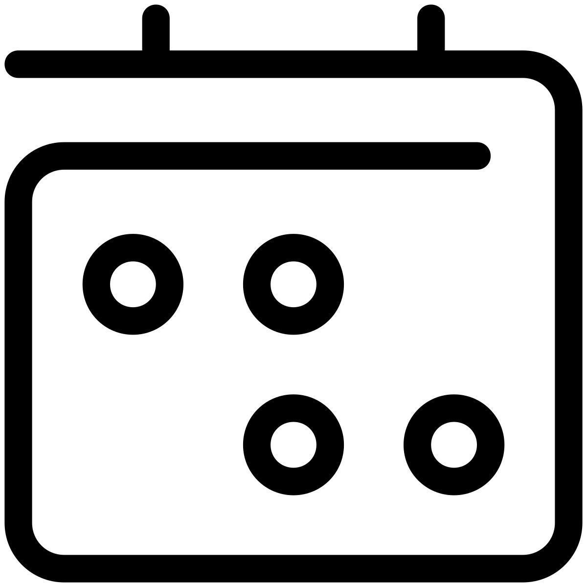 pastel glyph style events icon