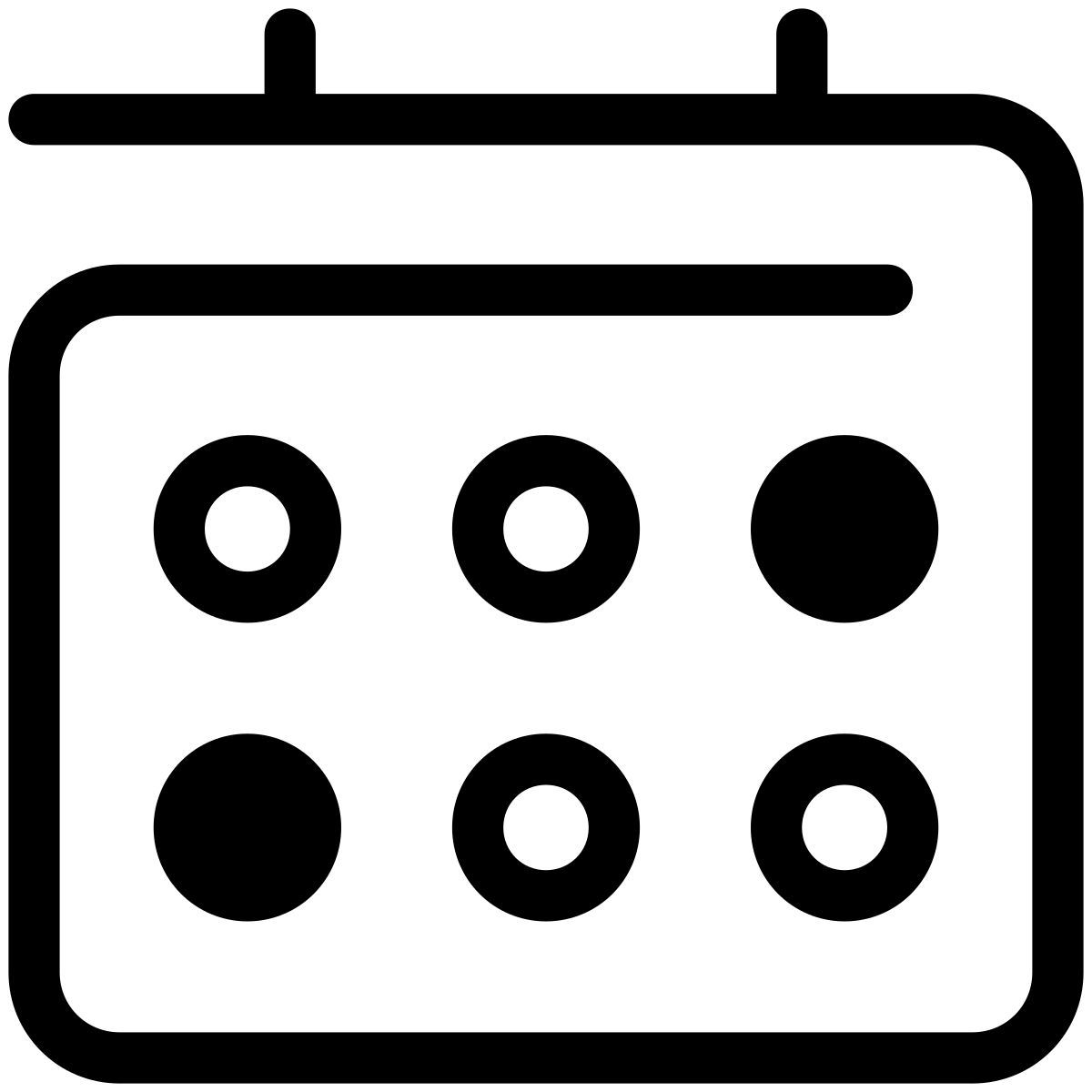 pastel glyph style eventos icon