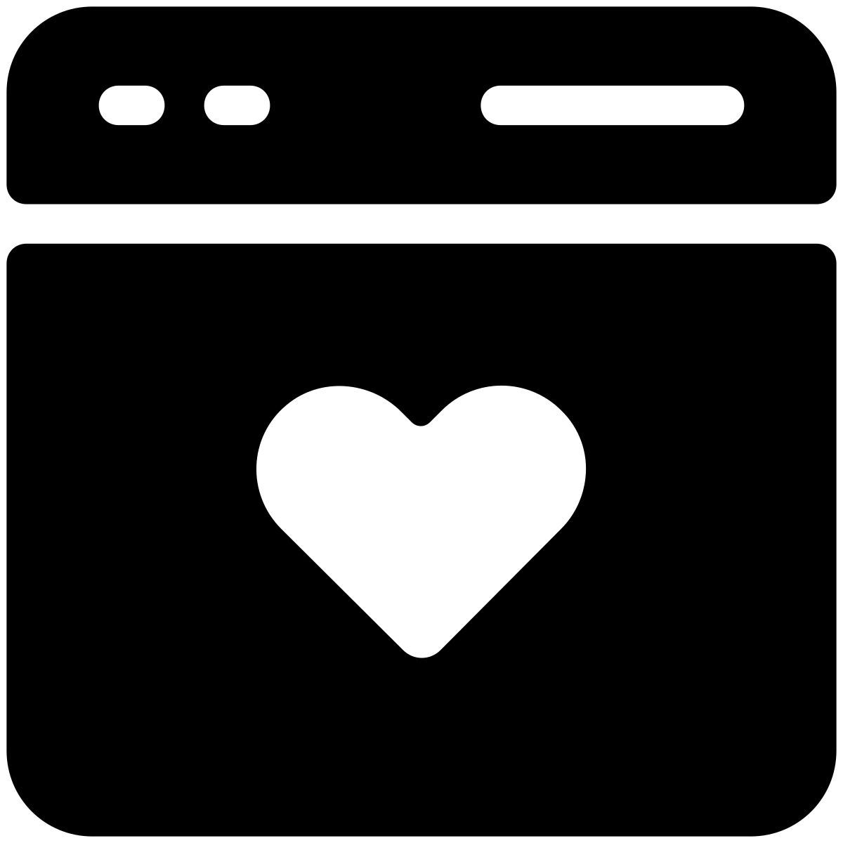 pastel glyph style 즐겨찾는 웹사이트 icon