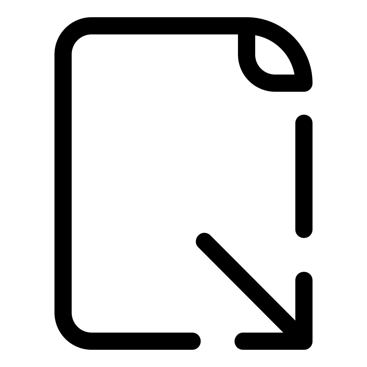 pastel glyph style 文件箭头 icon