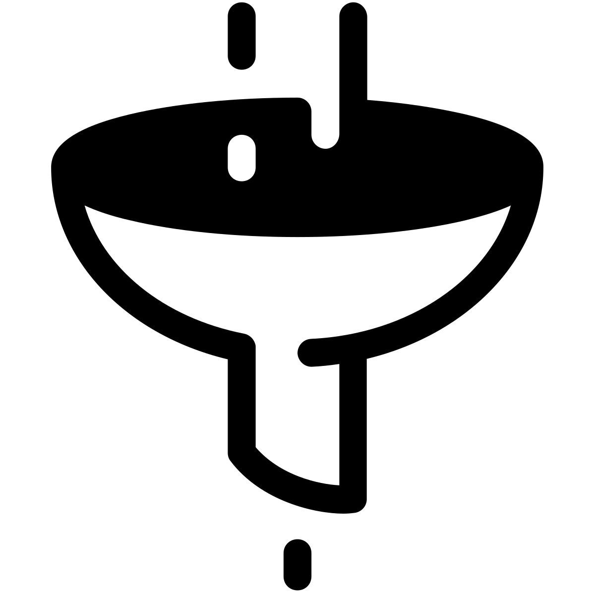 pastel glyph style filter icon