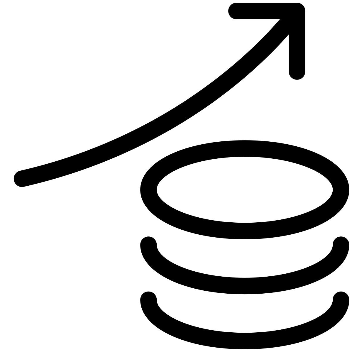 pastel glyph style lucro icon