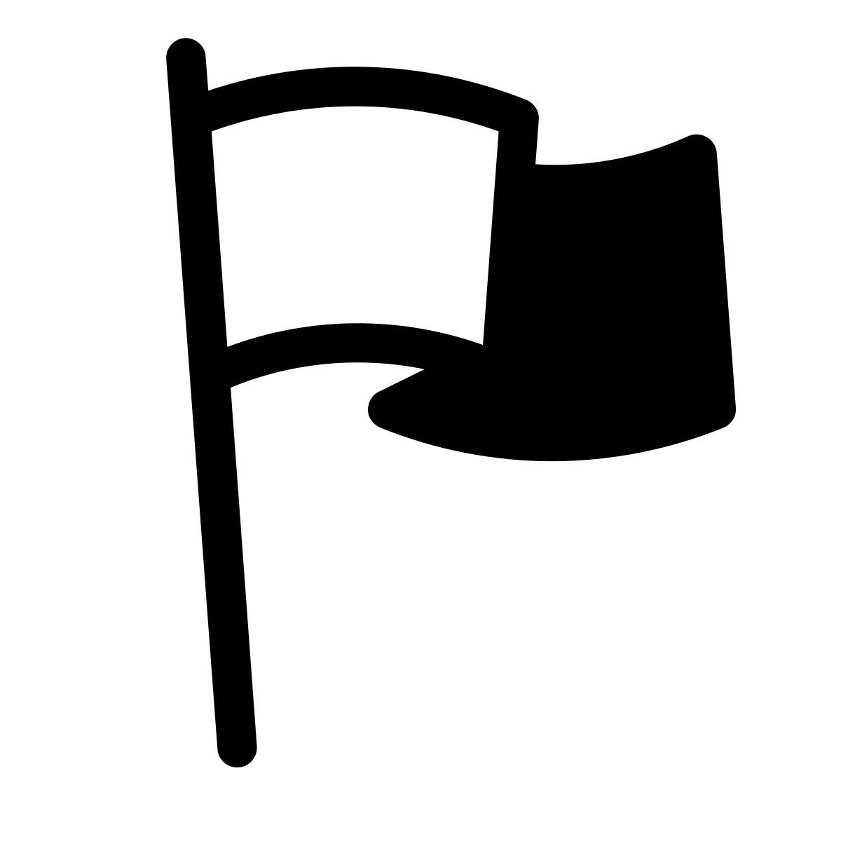 pastel glyph style flag icon