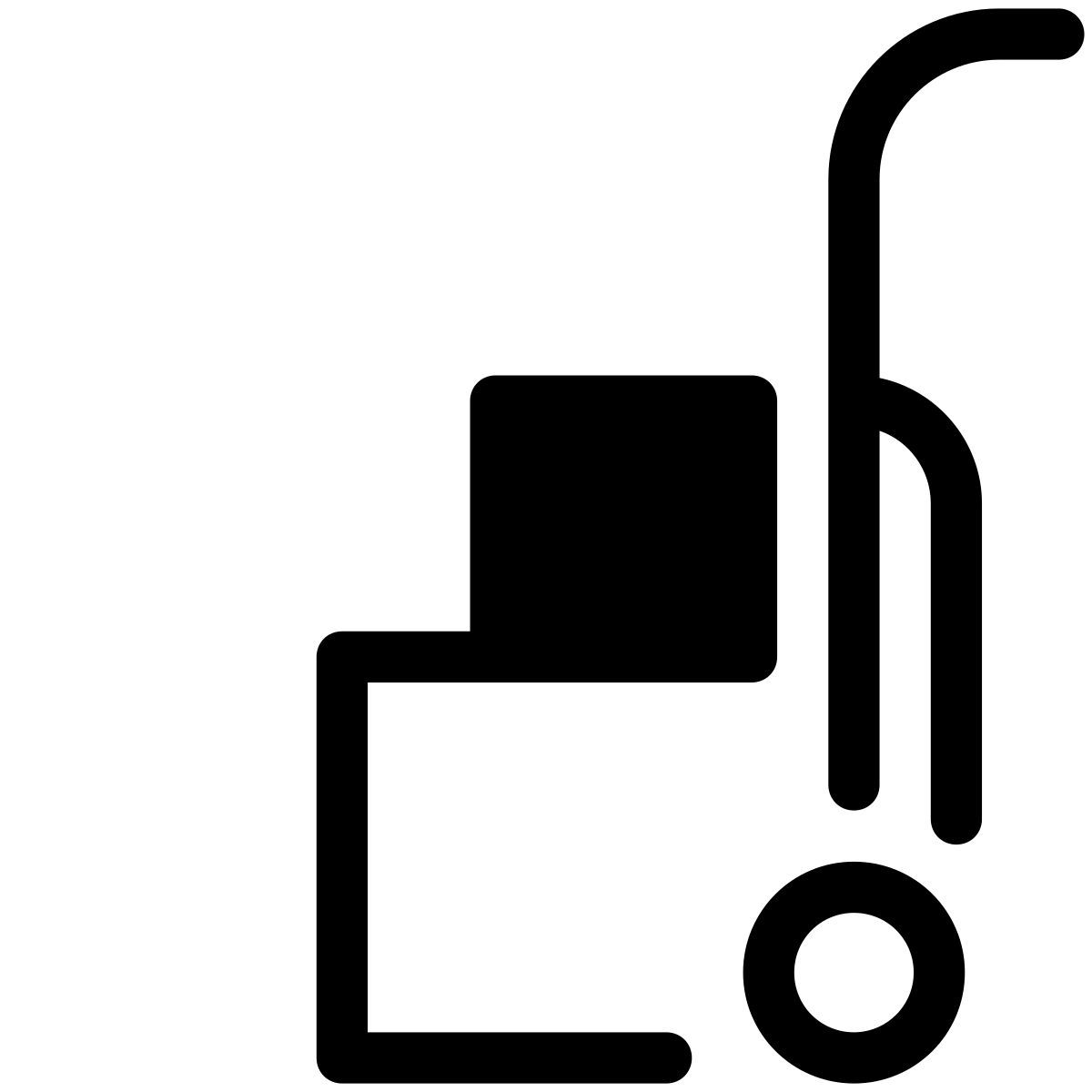 pastel glyph style ladung icon