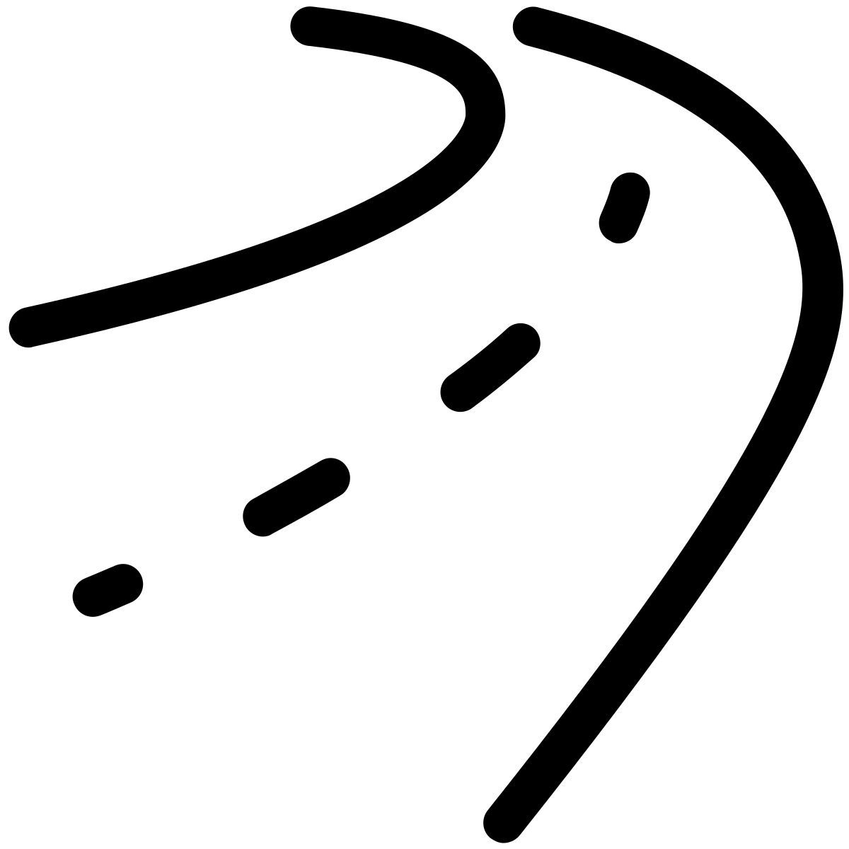 pastel glyph style autostrada icon