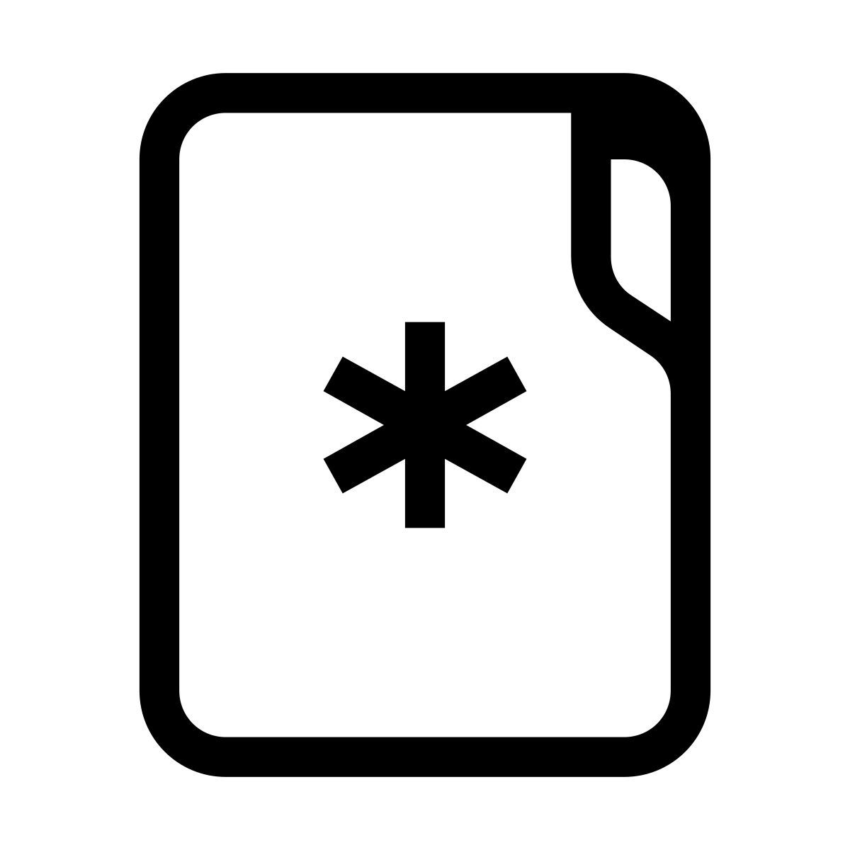 pastel glyph style hospital folder icon