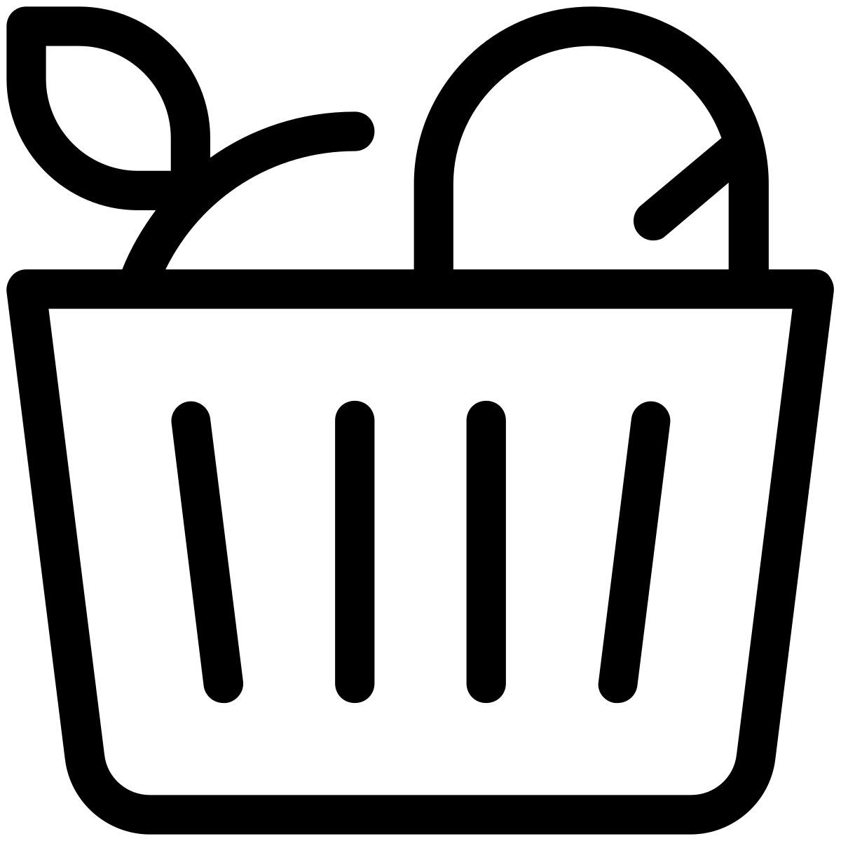 pastel glyph style ingredientes icon