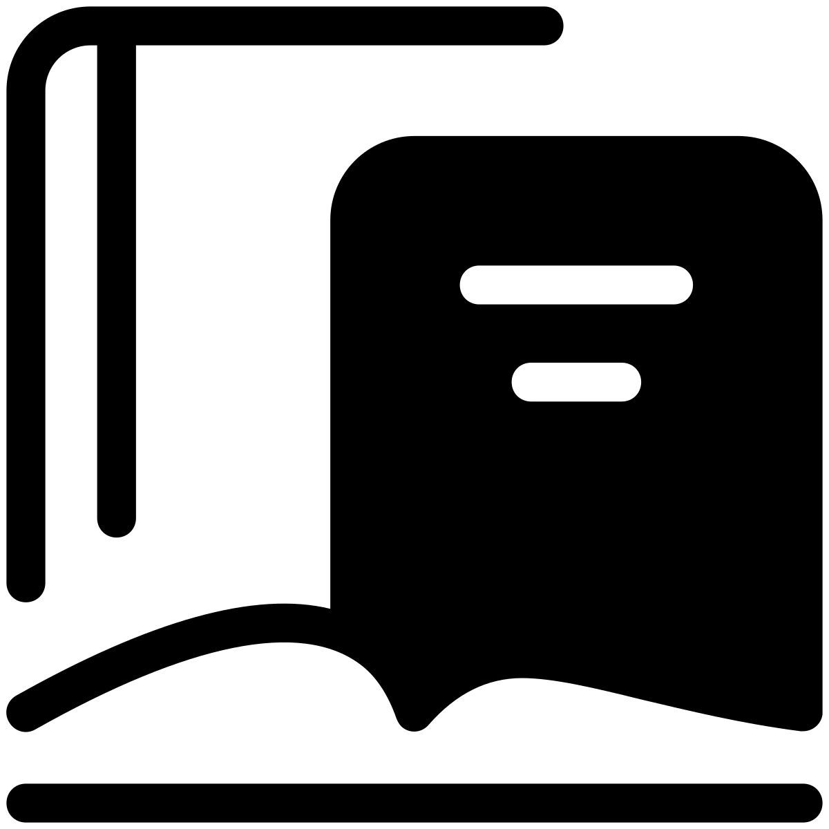 pastel glyph style conocimiento icon