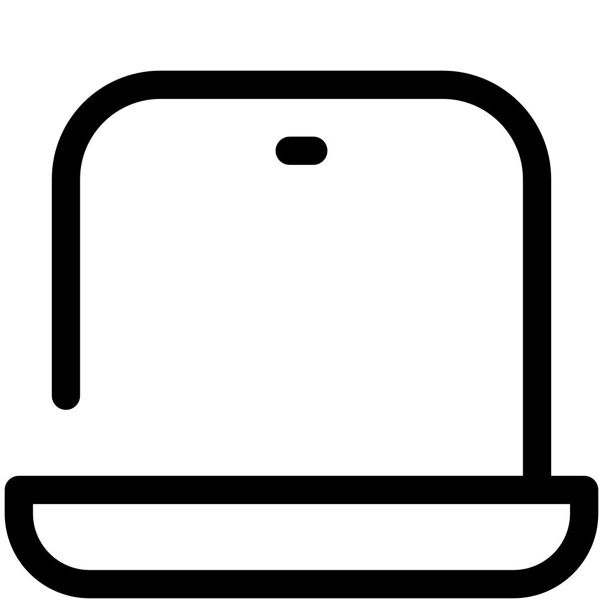 pastel glyph style 笔记本电脑 icon