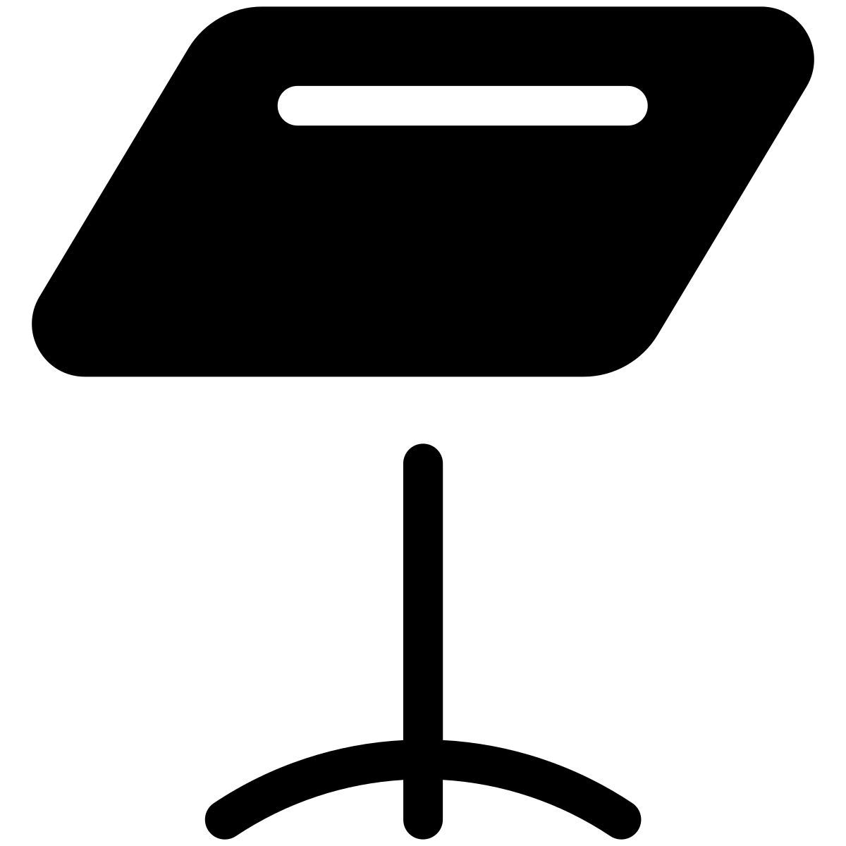 pastel glyph style 노트북 스탠드 icon