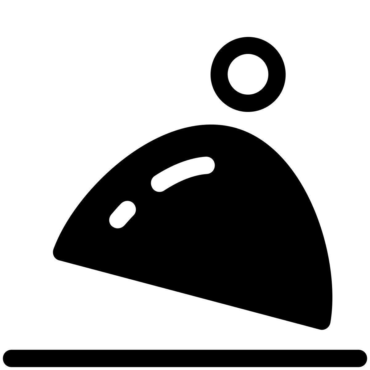 pastel glyph style 午餐 icon