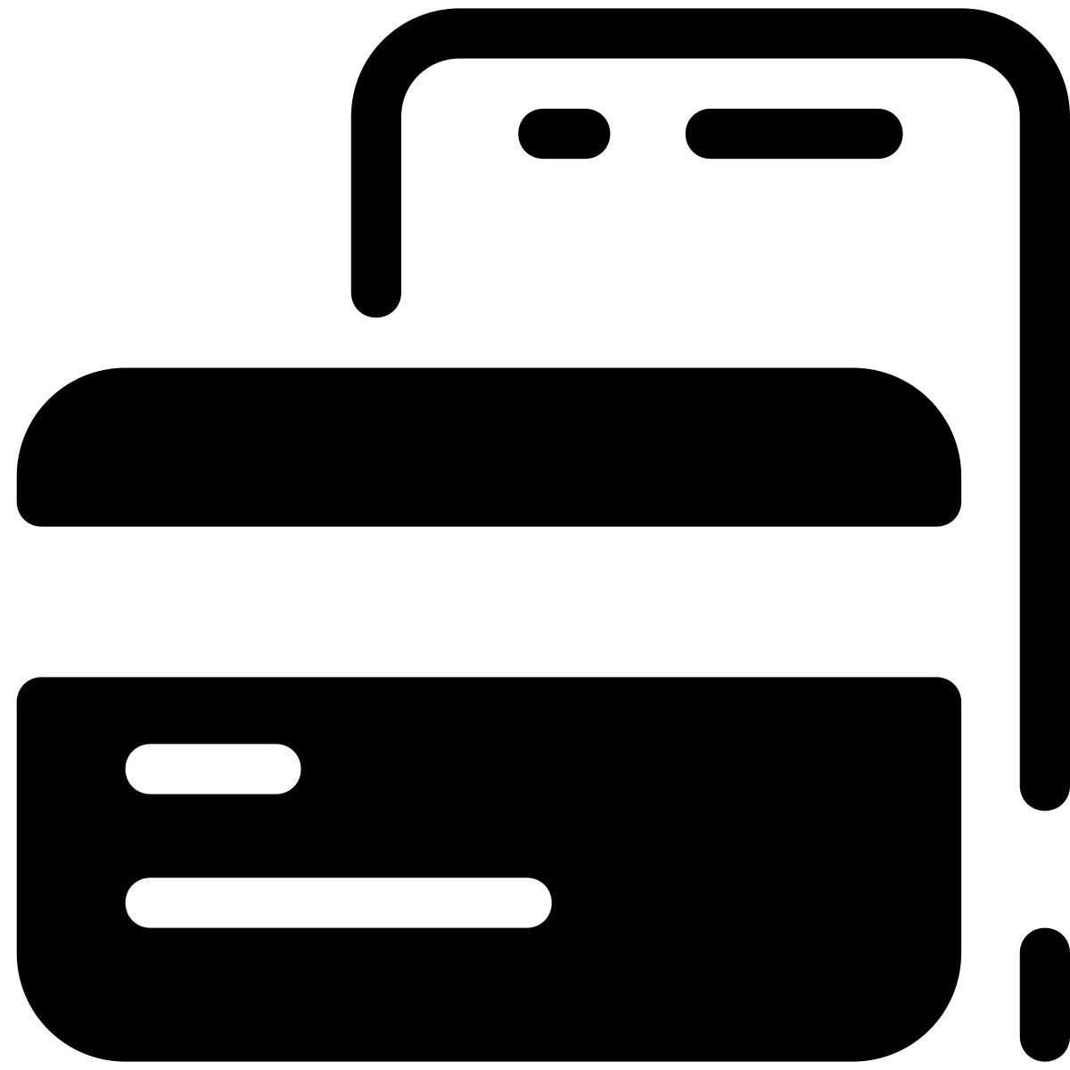 pastel glyph style online zahlung icon