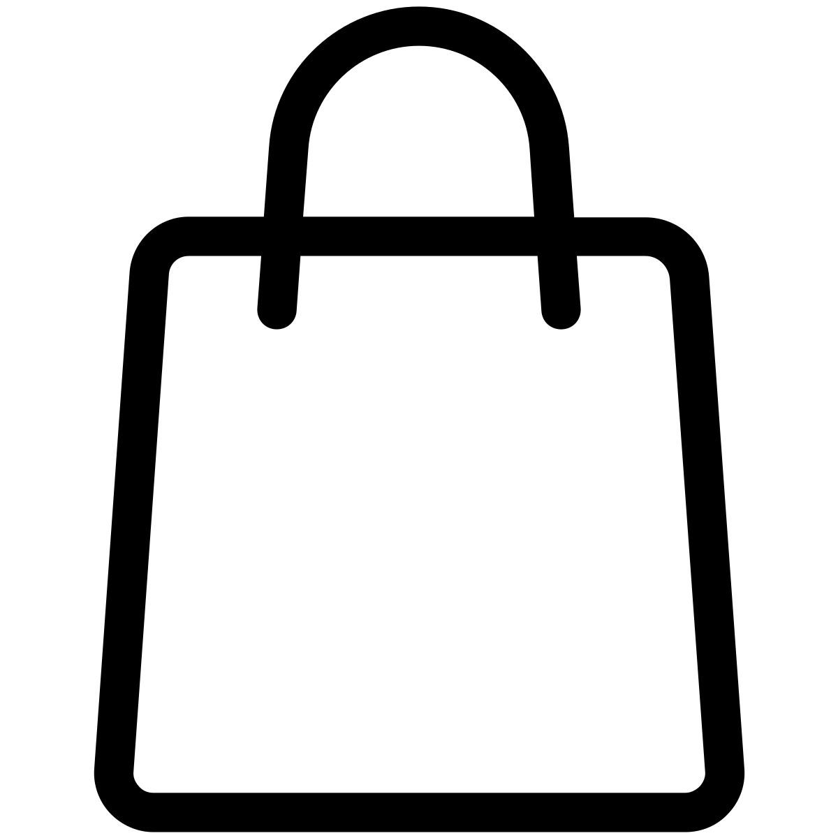 pastel glyph style 纸袋 icon