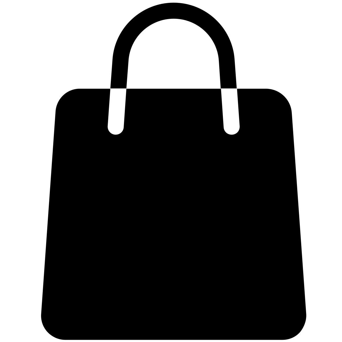 pastel glyph style 纸袋 icon